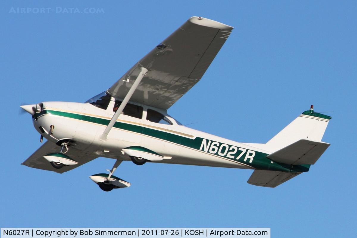 N6027R, 1965 Cessna 172G C/N 17253696, Departing Airventure 2011.