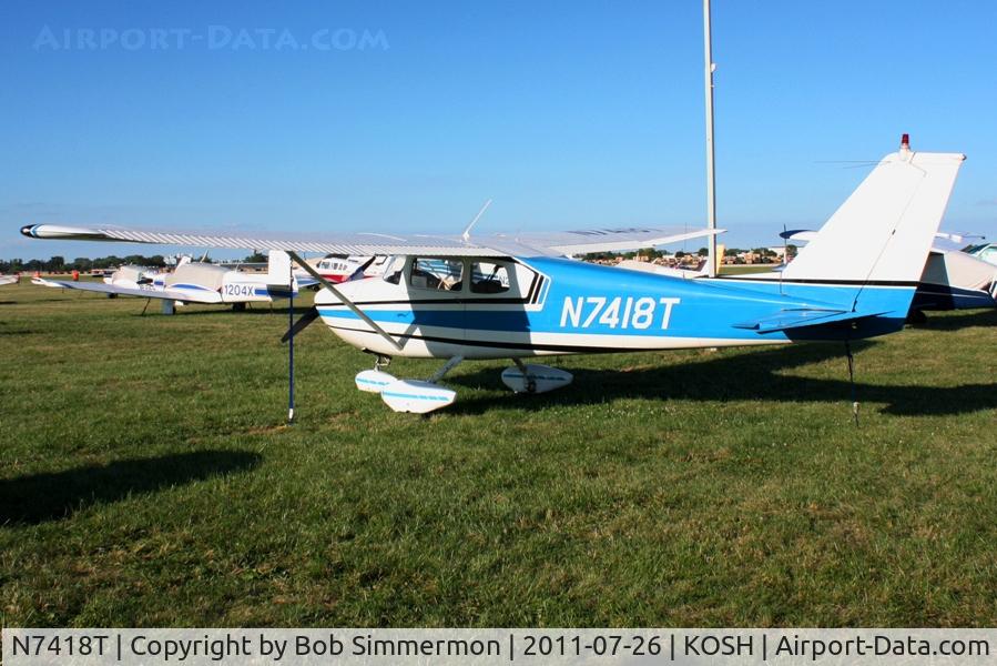 N7418T, 1959 Cessna 172A C/N 47018, Airventure 2011.