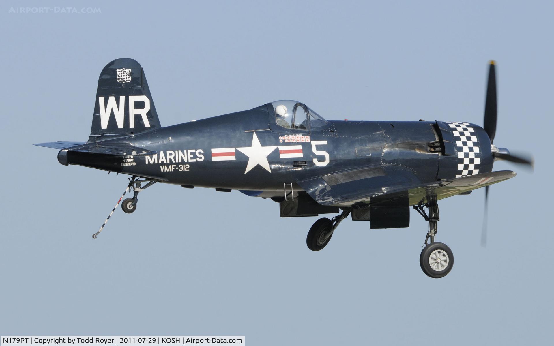 N179PT, 1948 Vought F4U-5 Corsair C/N Not found (Bu122179), AIRVENTURE 2011