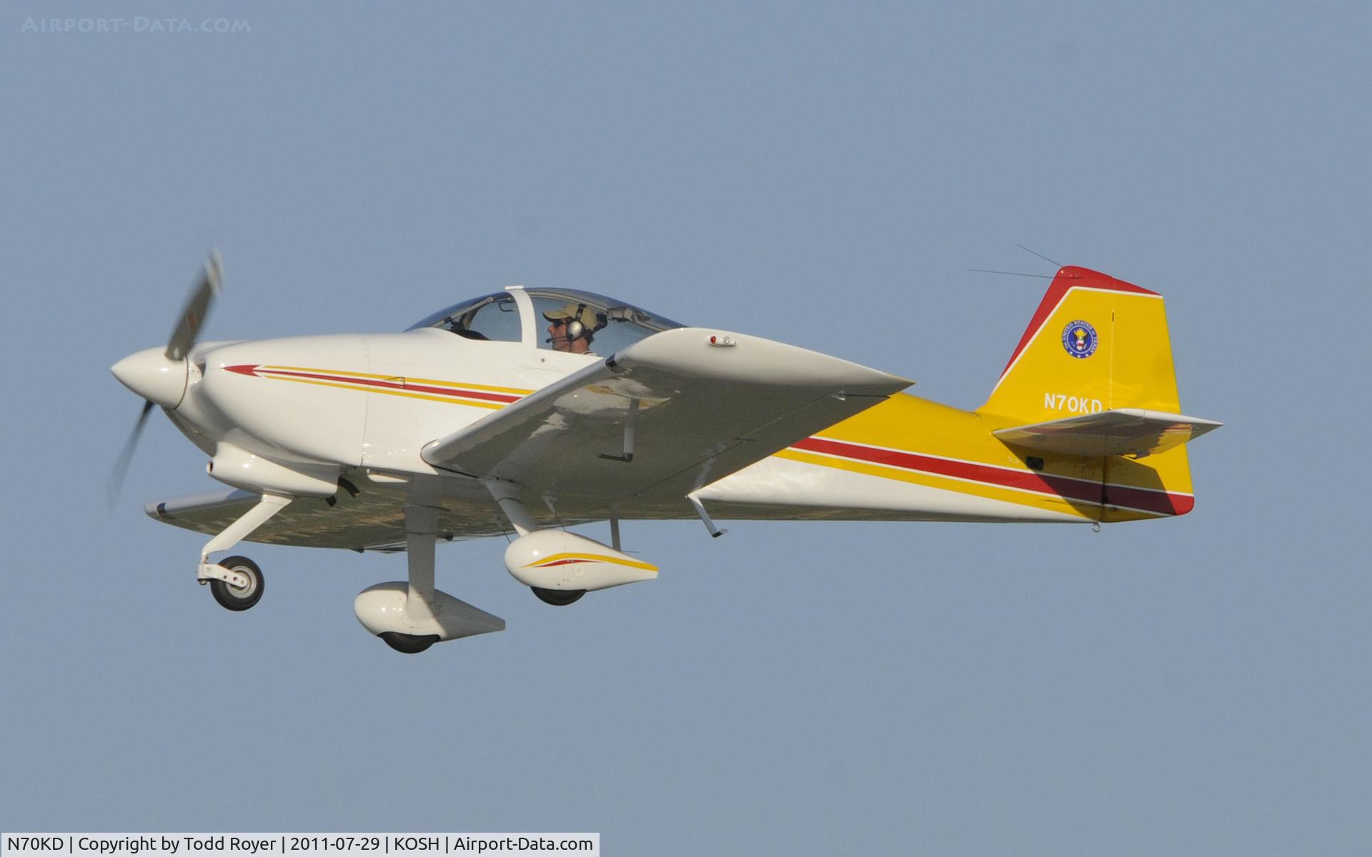 N70KD, 2000 Vans RV-6A C/N 60282, AIRVENTURE 2011