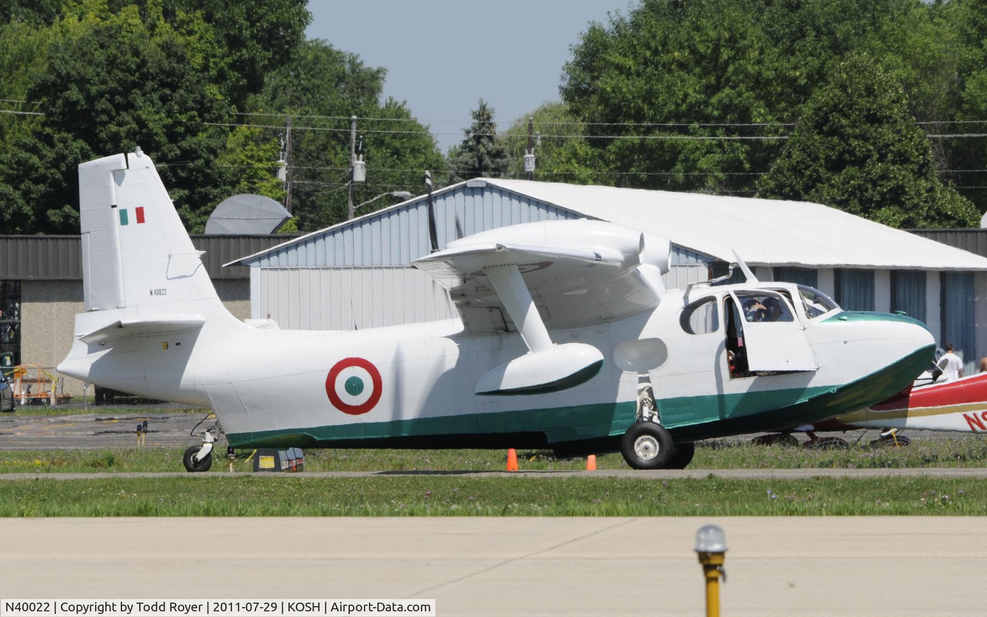 N40022, 1956 Piaggio P.136-L1 C/N 200, AIRVENTURE 2011