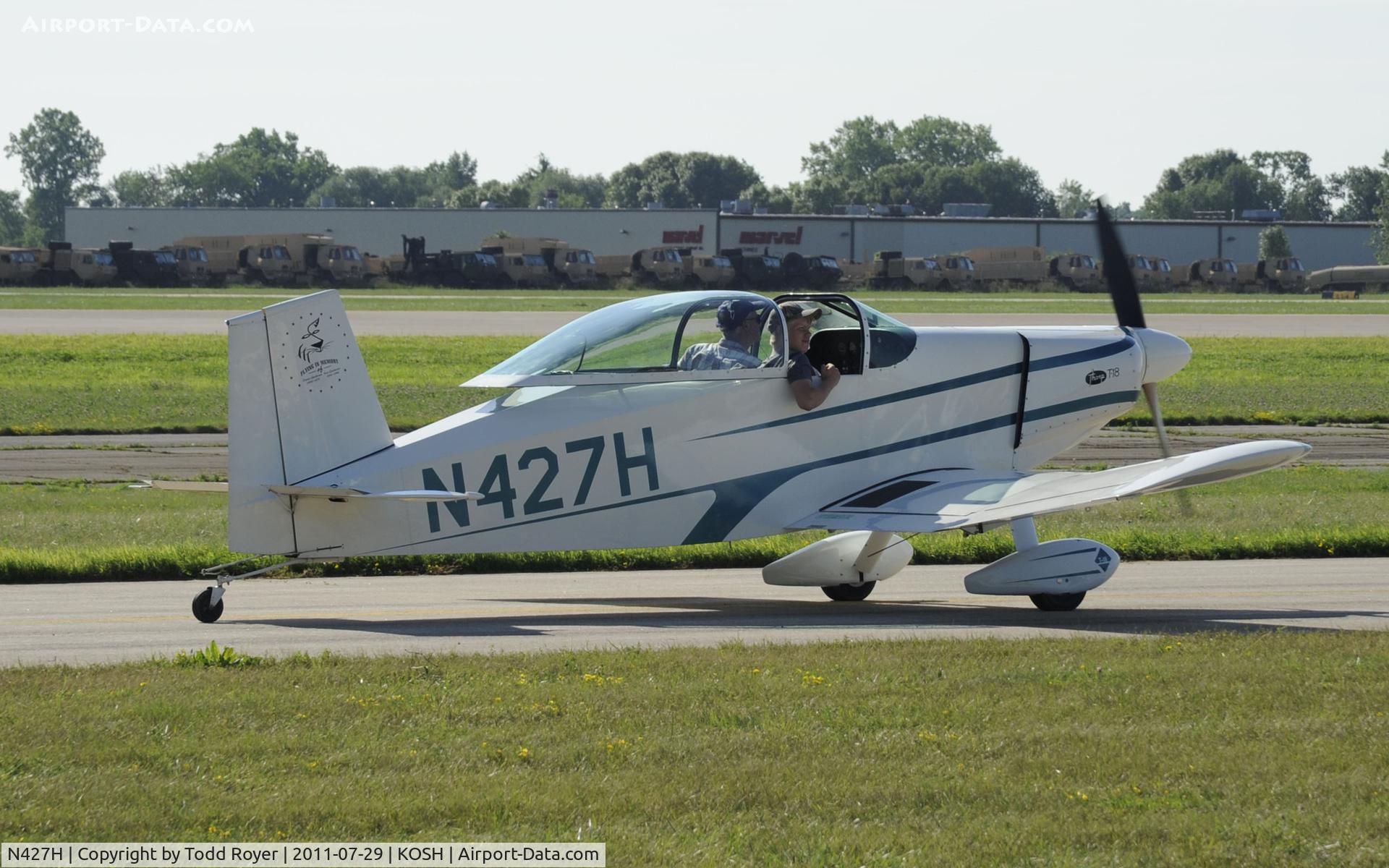 N427H, 1971 Thorp T-18 Tiger C/N 427, AIRVENTURE 2011