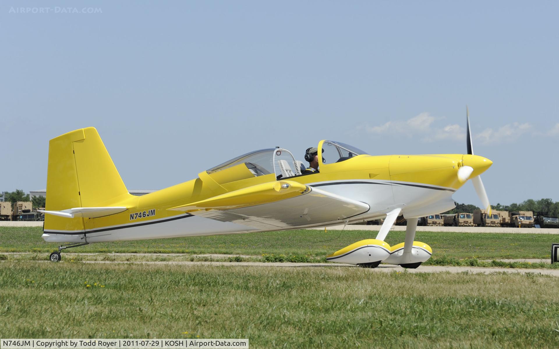 N746JM, 2007 Vans RV-7 C/N 71695, AIRVENUTRE 2011