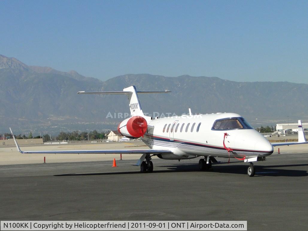 N100KK, 1999 Learjet 45 C/N 065, Covered up and parked on the southside