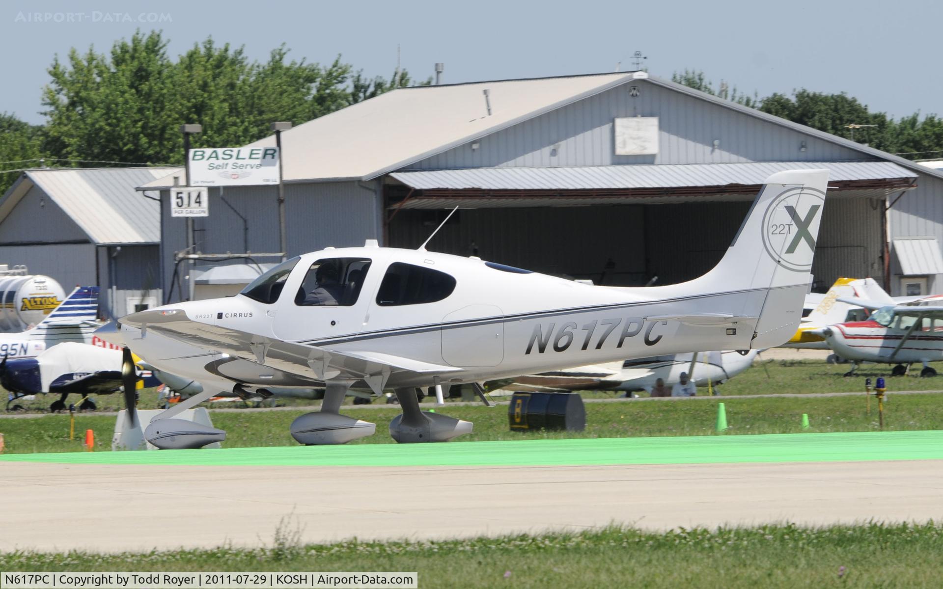 N617PC, 2011 Cirrus SR22T C/N 0158, AIRVENTURE 2011
