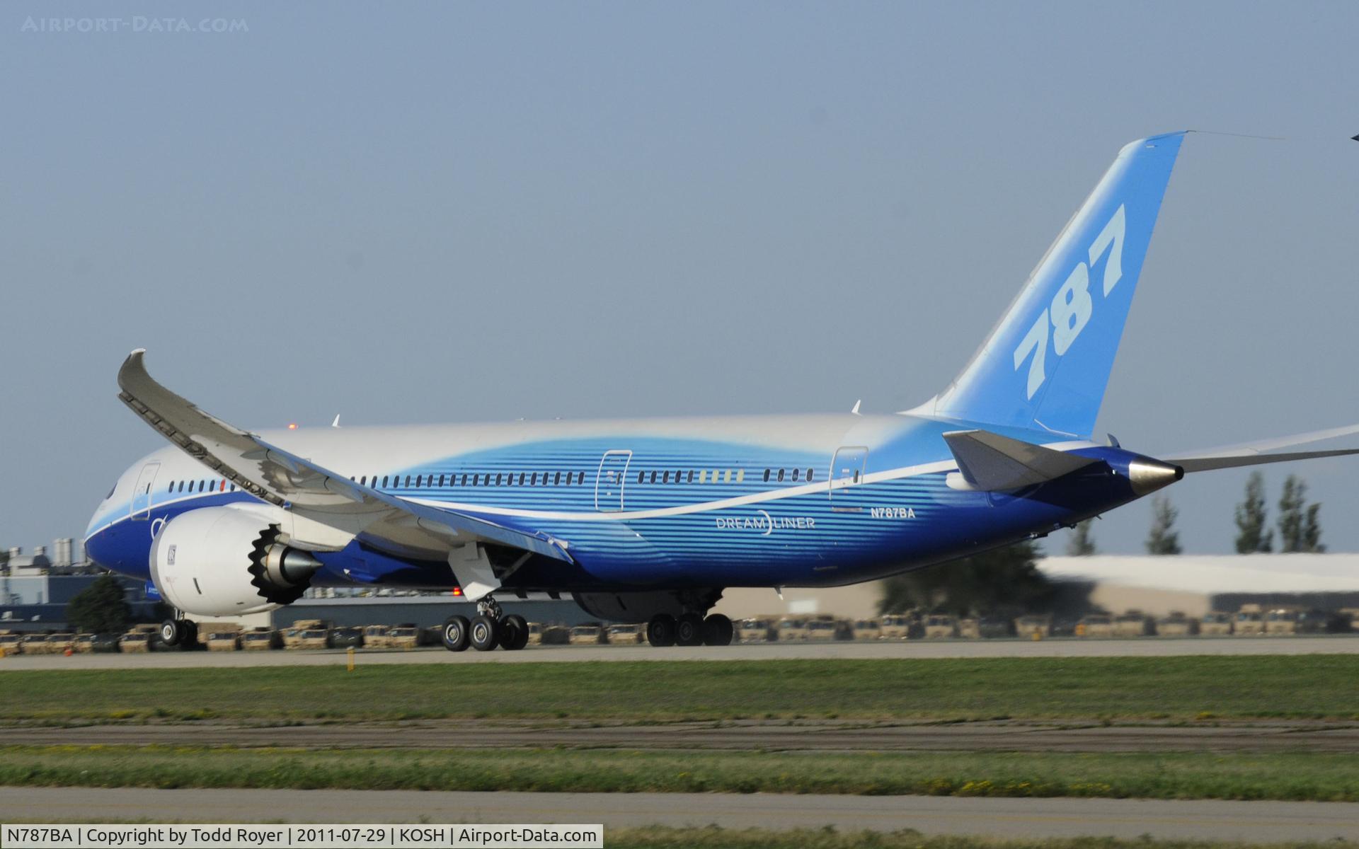 N787BA, 2009 Boeing 787-8 Dreamliner C/N 40690, AIRVENTURE 2011