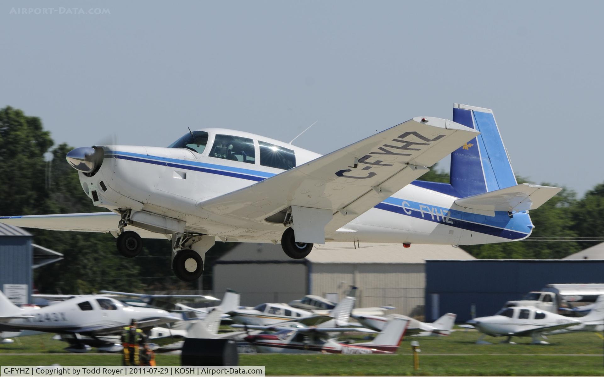 C-FYHZ, 1964 Mooney M20C Ranger C/N 2873, AIRVENTURE 2011