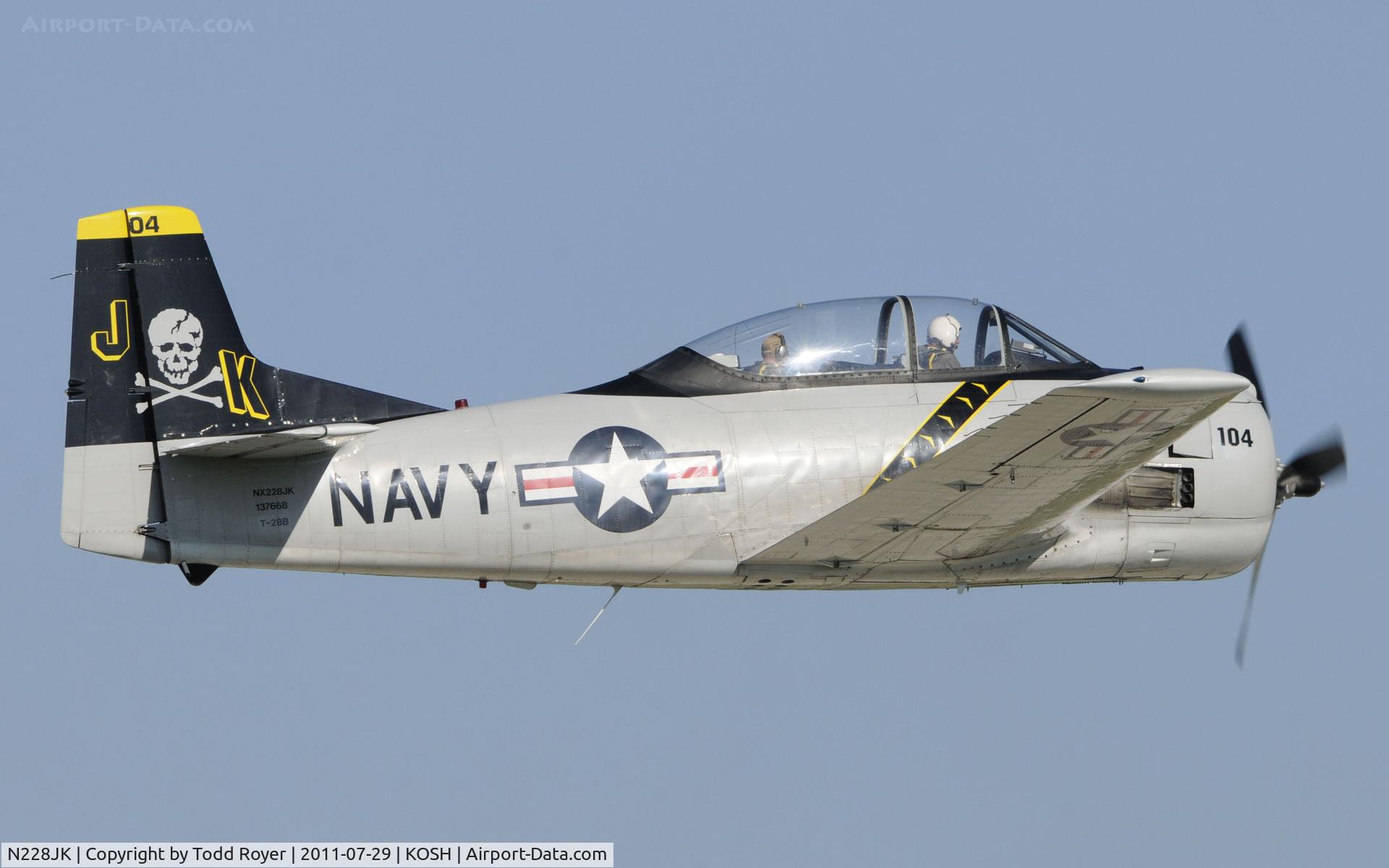N228JK, 1955 North American T-28B Trojan C/N 200-31 (137668), AIRVENTURE 2011