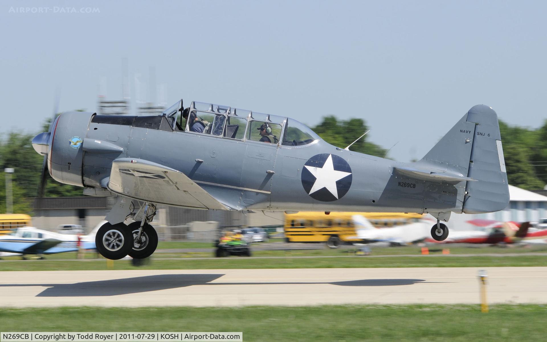 N269CB, 1945 North American SNJ-6 Texan C/N 121-43077, AIRVENTURE 2011