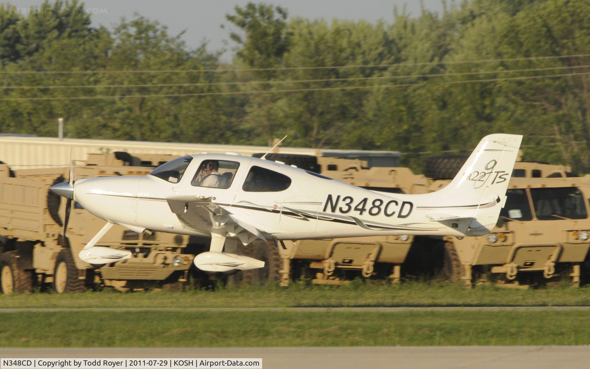 N348CD, 2007 Cirrus SR22 GTS C/N 2389, AIRVENTURE 2011
