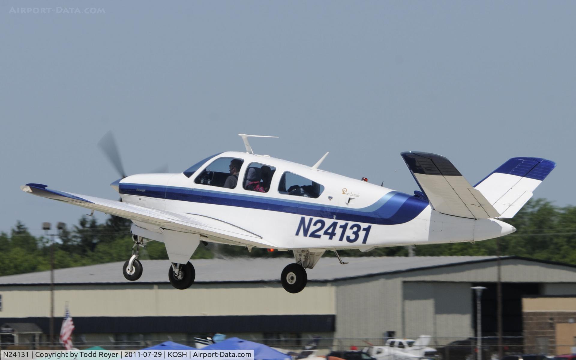 N24131, 1978 Beech V35B Bonanza C/N D-10117, AIRVENTURE 2011