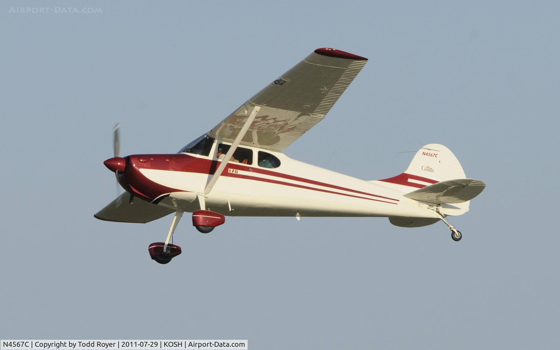 N4567C, 1953 Cessna 170B C/N 25511, AIRVENTURE 2011