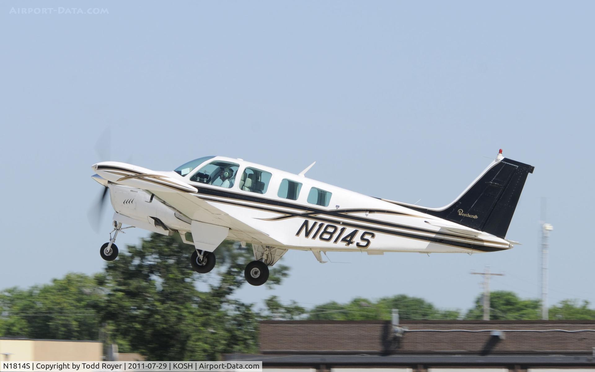 N1814S, 1981 Beech A36 Bonanza 36 C/N E-1883, AIRVENTURE 2011