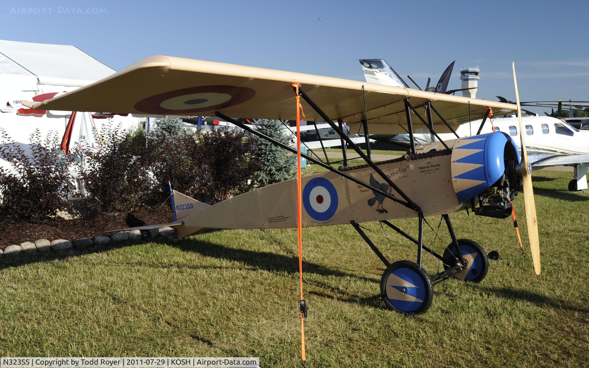 N323SS, 2007 Morane-Saulnier L Replica C/N 001, AIRVENTURE 2011