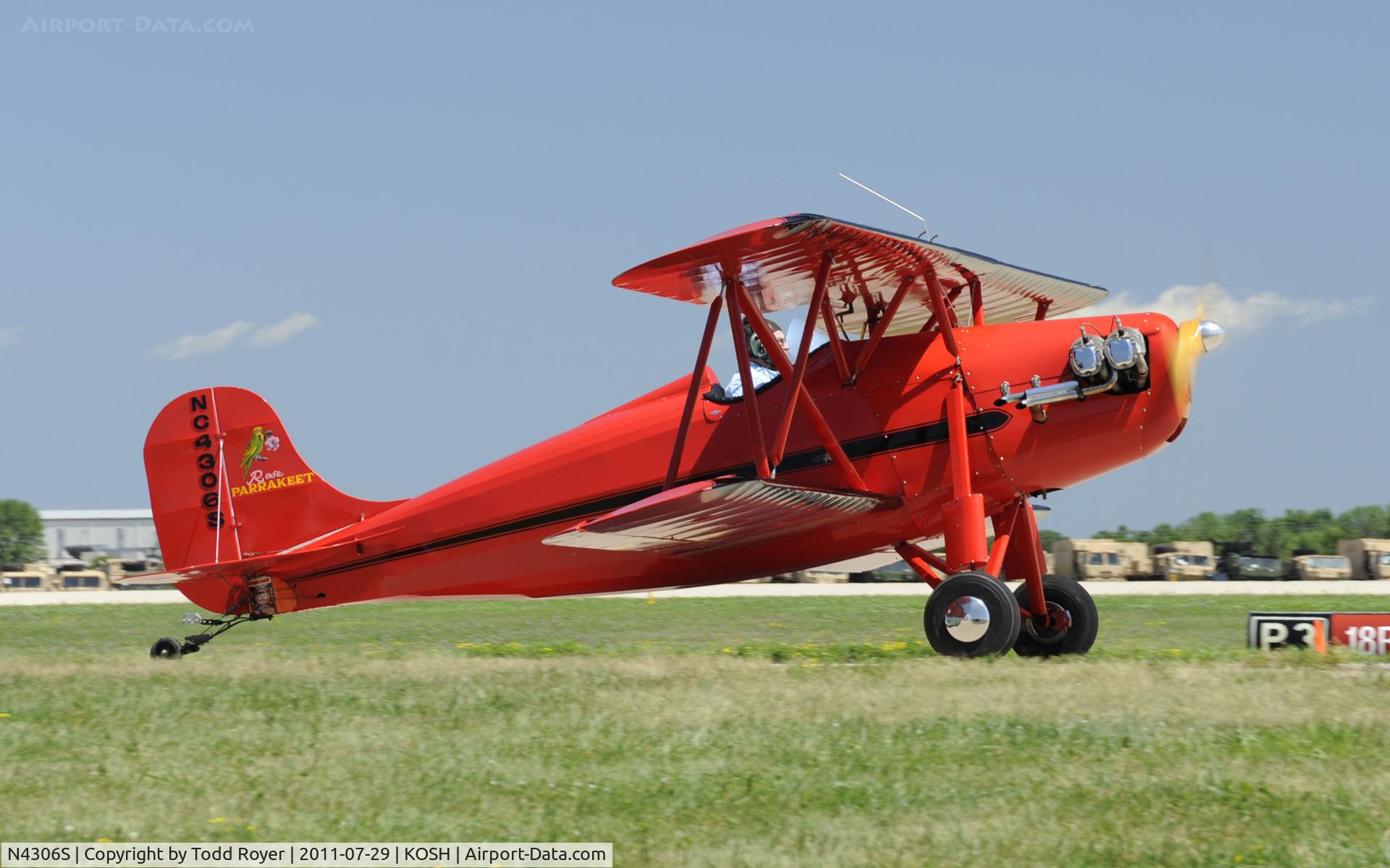 N4306S, 1996 Rose Parrakeet Replica C/N LS101, AIRVENTURE 2011