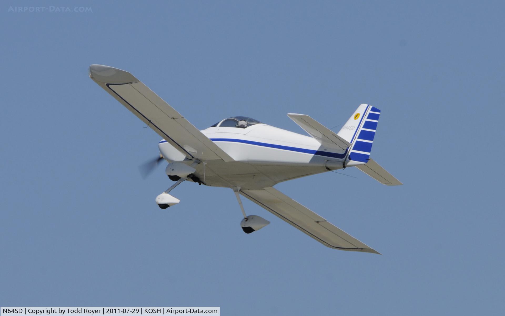 N64SD, Vans RV-6A C/N M20010, AIRVENTURE 2011
