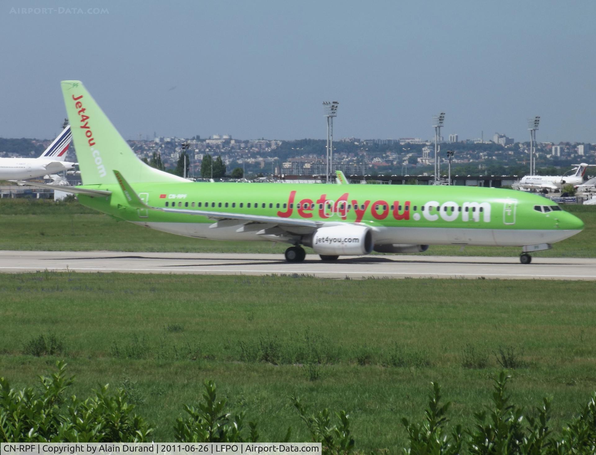CN-RPF, 2007 Boeing 737-8K5 C/N 34691, ex D-ATUA/TUIFly & G-FDZO/Thomsonfly, serving the wings of Morocco since June 2009