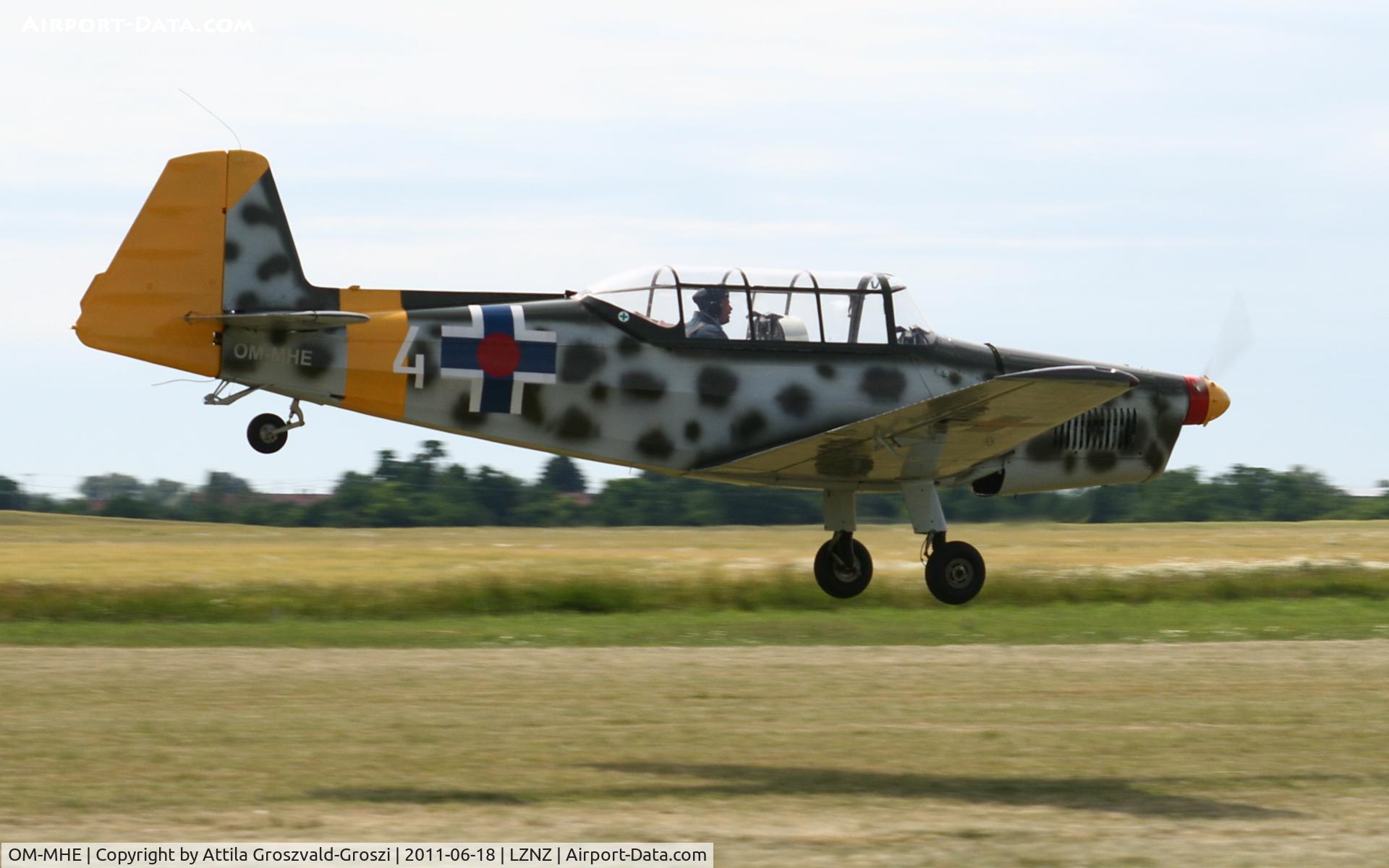 OM-MHE, Zlín Z-226MS Trener C/N 202, Nové Zámky Airport - Slovakia (Slovak Republik) SK.
