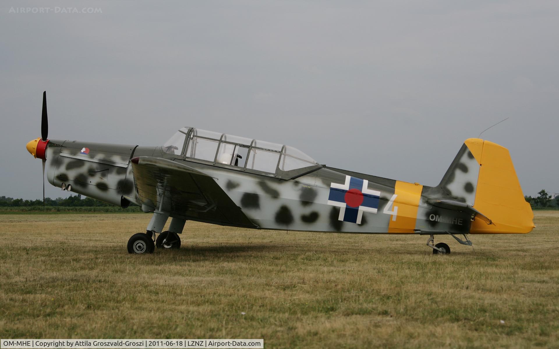 OM-MHE, Zlín Z-226MS Trener C/N 202, Nové Zámky Airport - Slovakia (Slovak Republik) SK.