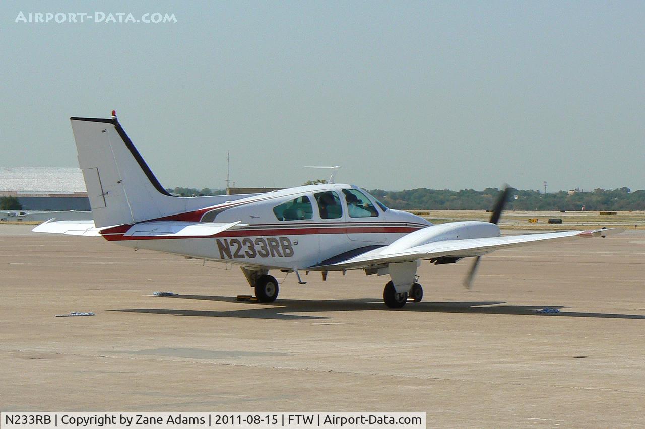 N233RB, 1968 Beech 95-B55 (T42A) Baron C/N TC-1126, At Meacham Field - Fort Worth, TX