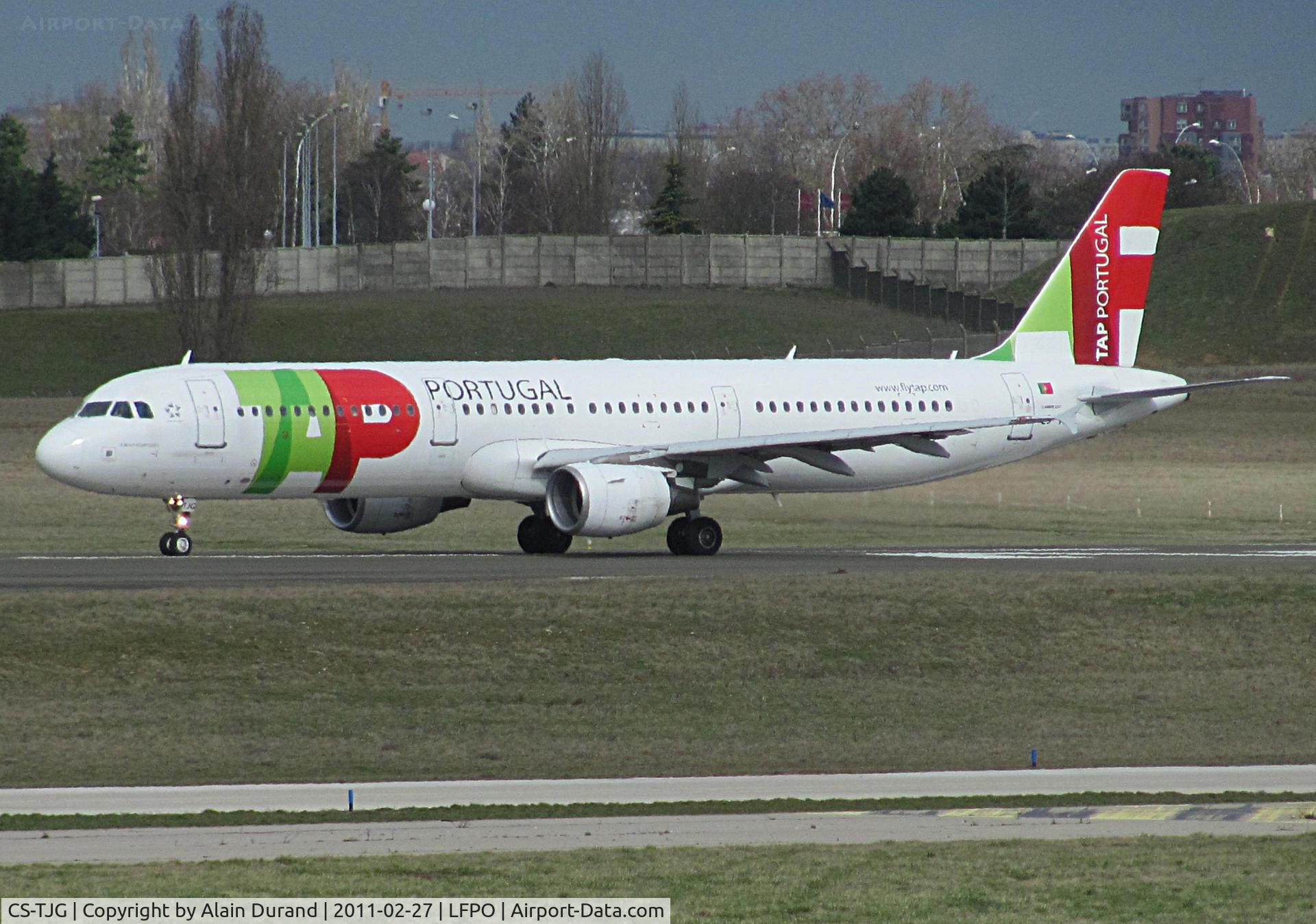 CS-TJG, 2002 Airbus A321-211 C/N 1713, Seconds from initiating the taking-off roll on runway 24/06