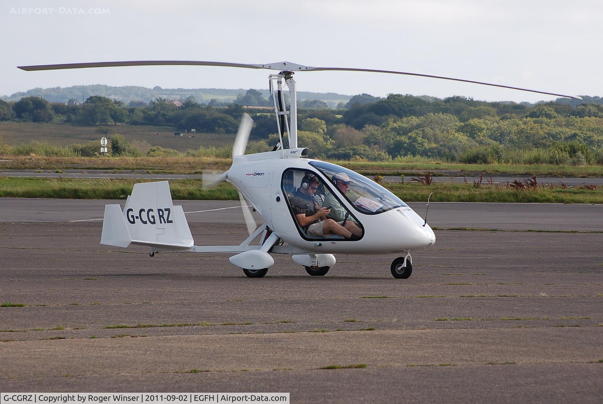 G-CGRZ, 2010 Magni Gyro M-24C Orion C/N 24-10-6004, Visiting Magni Orion gyrocopter.