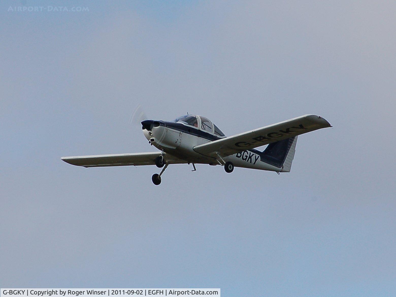 G-BGKY, 1978 Piper PA-38-112 Tomahawk Tomahawk C/N 38-78A0737, Resident Tomahawk of Cambrian Flying Club.