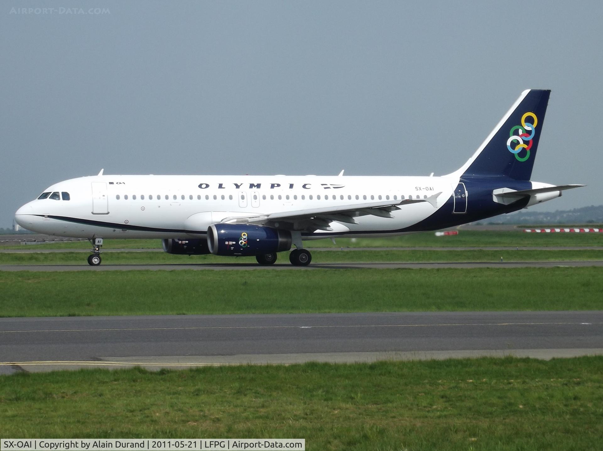 SX-OAI, 2007 Airbus A320-232 C/N 3162, Olympic finally bowed out in favour of Aegean as far services to Paris by Greek scheduled airlines are concerned.