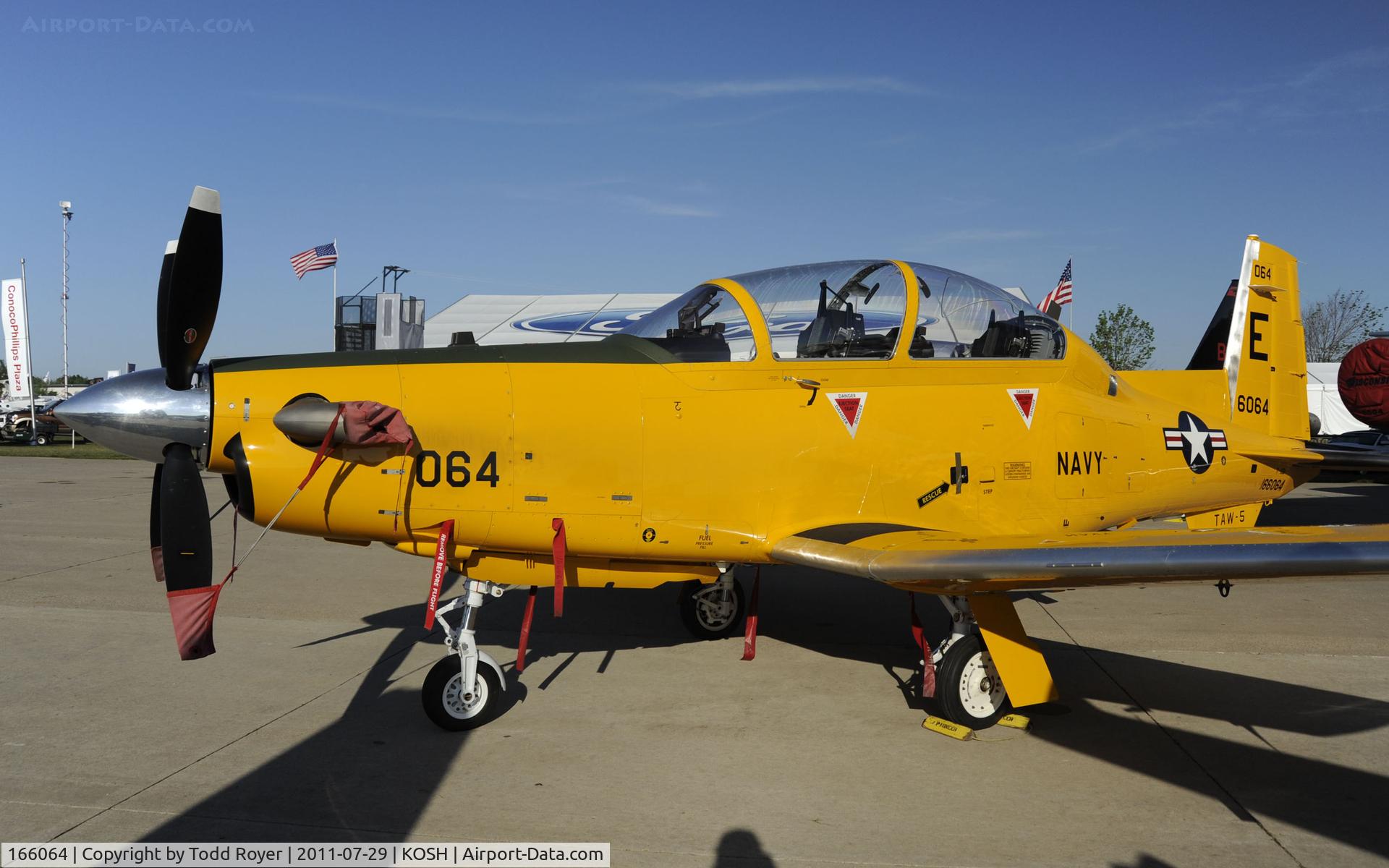 166064, Raytheon T-6B Texan II C/N PN-55, AIRVENTURE 2011