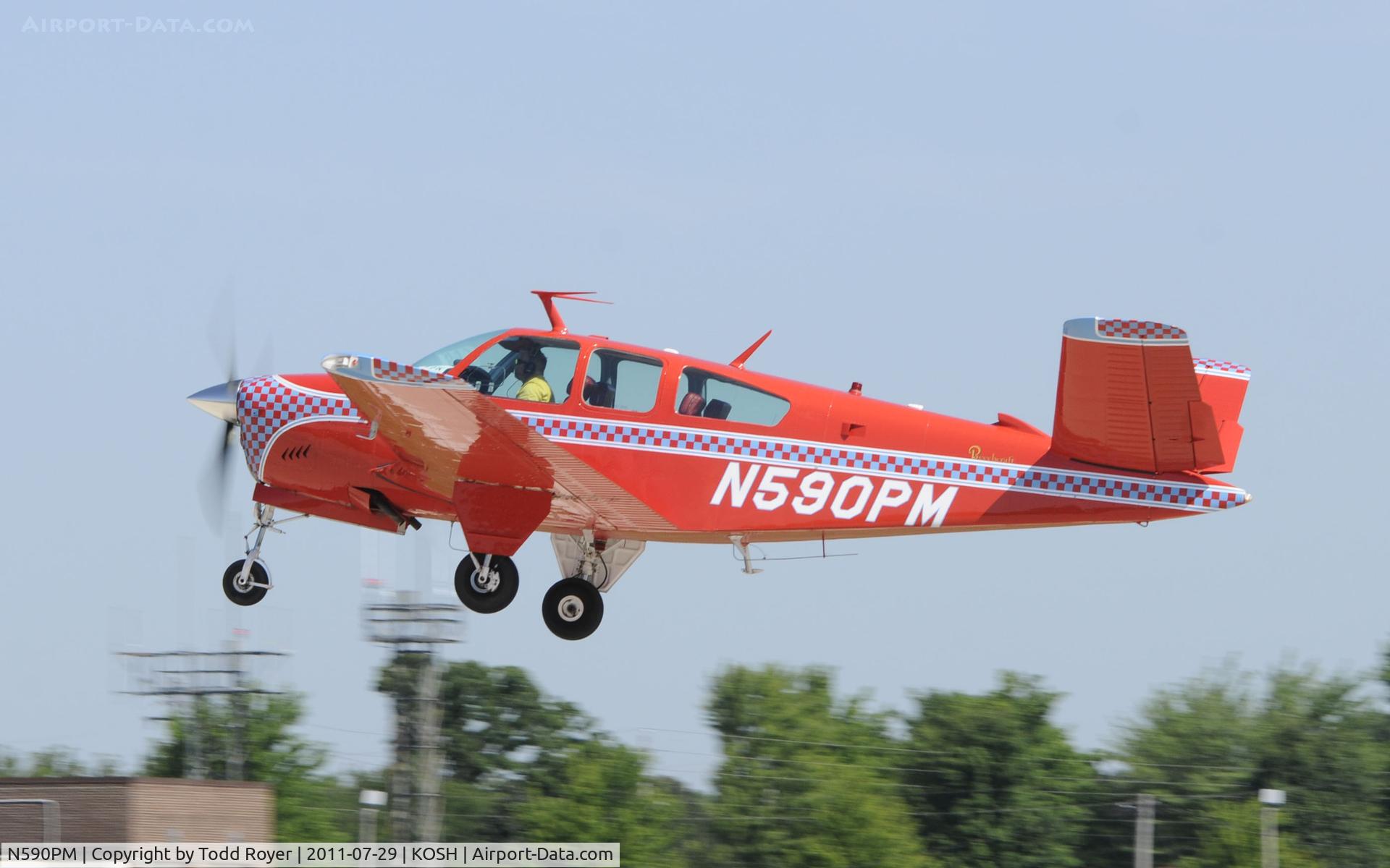 N590PM, 1969 Beech V35A Bonanza C/N D-8909, AIRVENTURE 2011