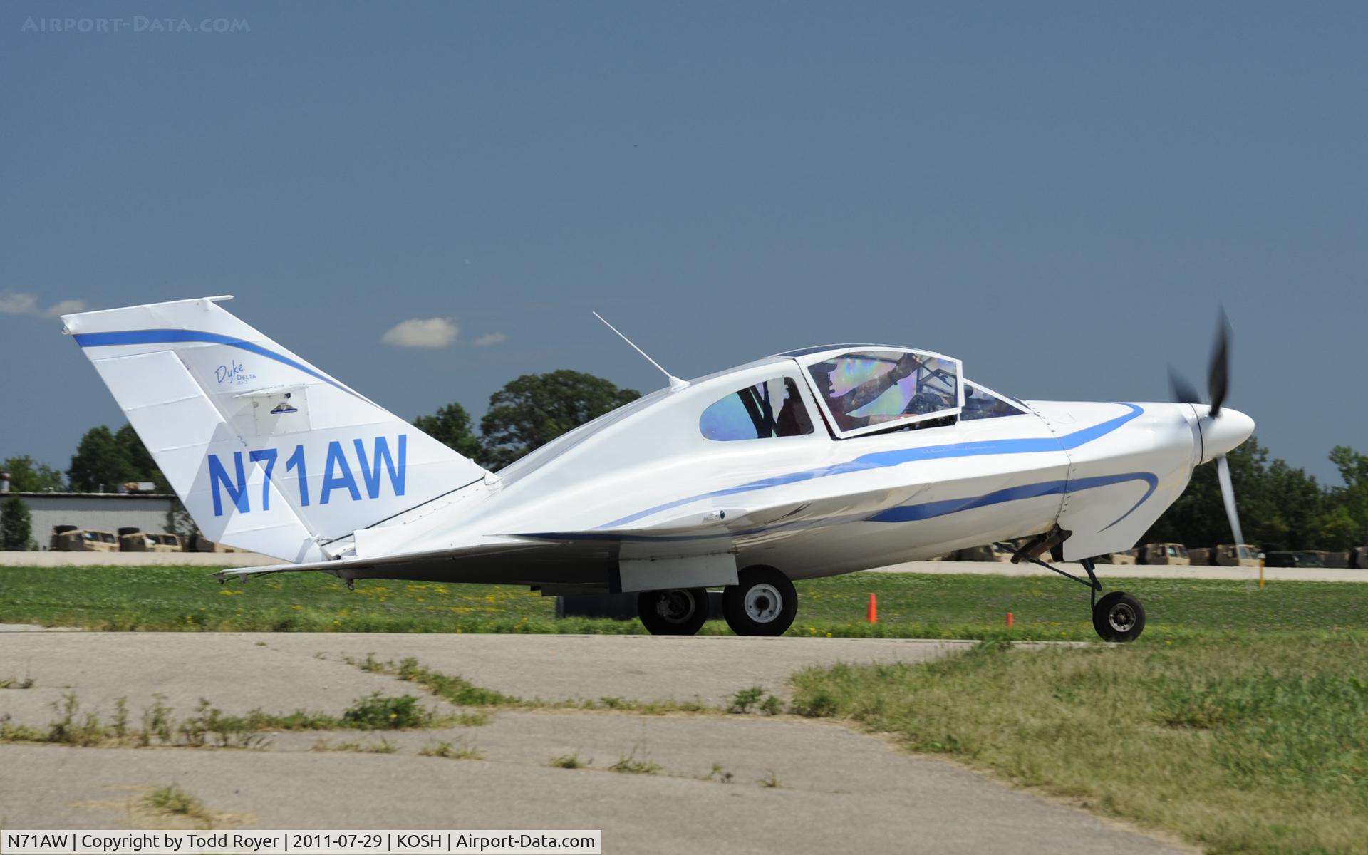 N71AW, 2010 Dyke JD-2 Delta C/N 1123, AIRVENTURE 2011