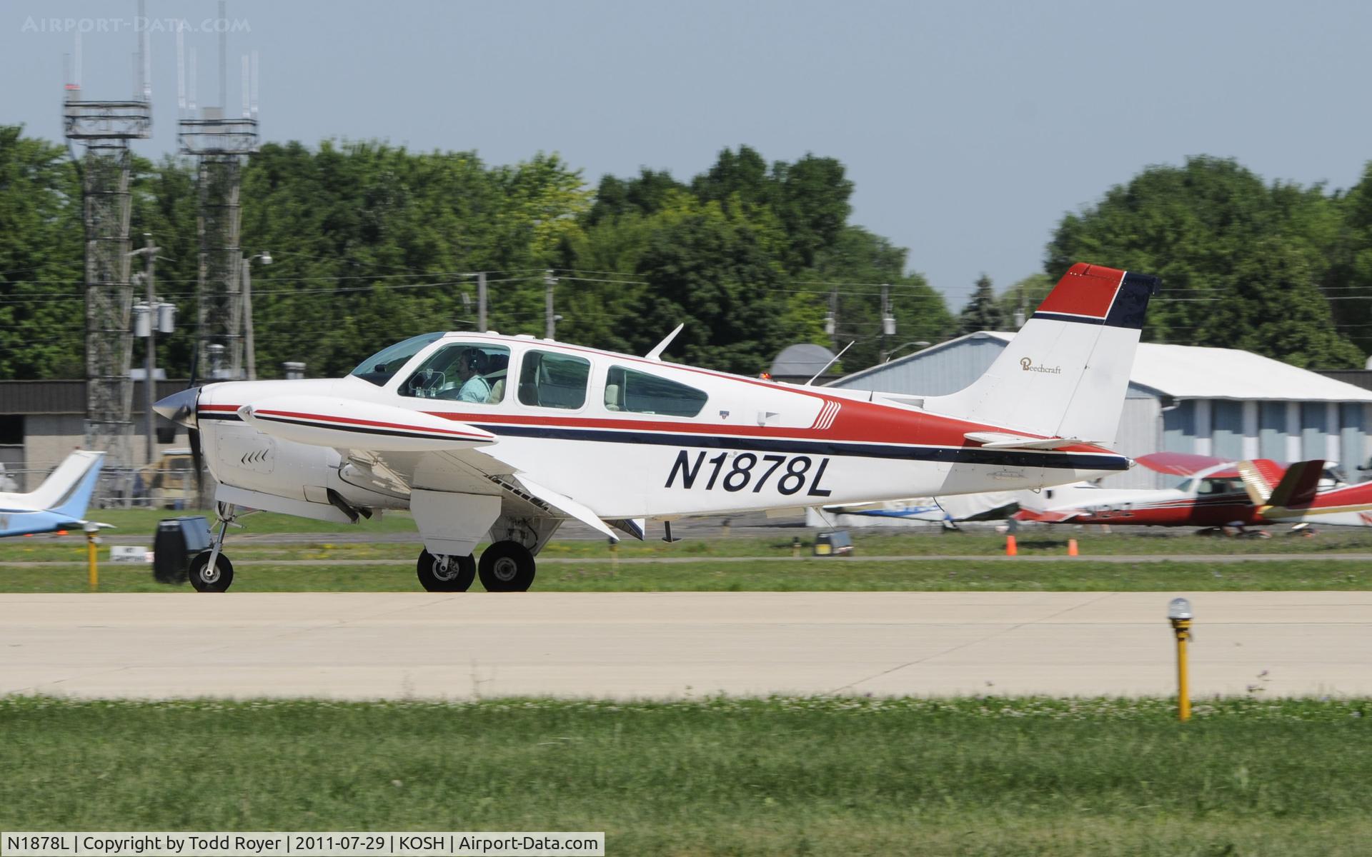 N1878L, 1976 Beech F33A Bonanza C/N CE-651, AIRVENTURE 2011