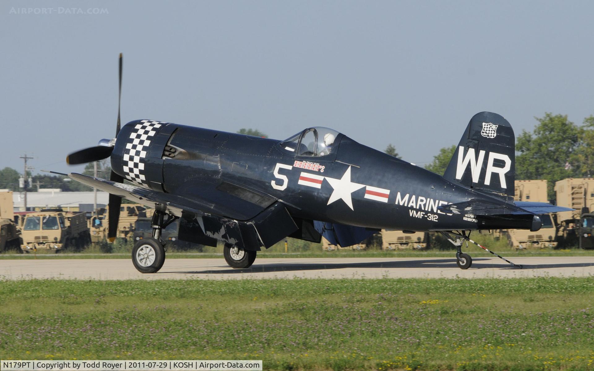 N179PT, 1948 Vought F4U-5 Corsair C/N Not found (Bu122179), AIRVENTURE 2011