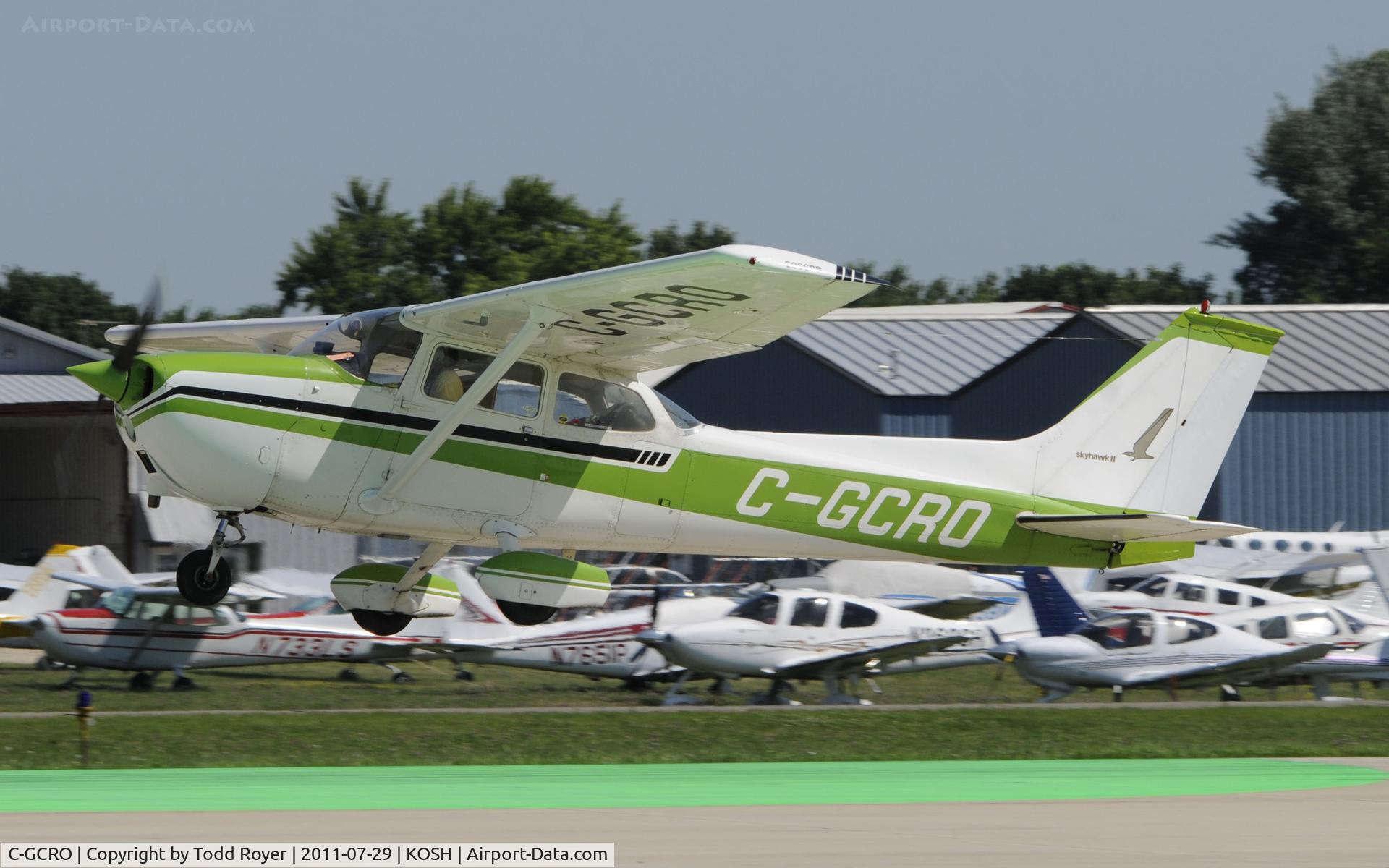 C-GCRO, 1974 Cessna 172M Skyhawk II C/N 17264220, AIRVENTURE 2011