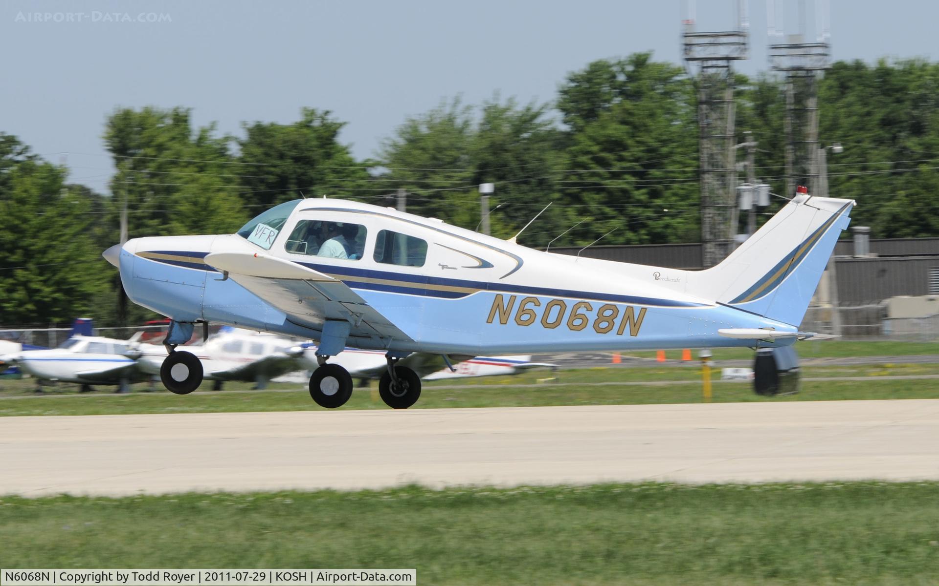 N6068N, 1968 Beech 19A C/N MB-392, AIRVENTURE 2011