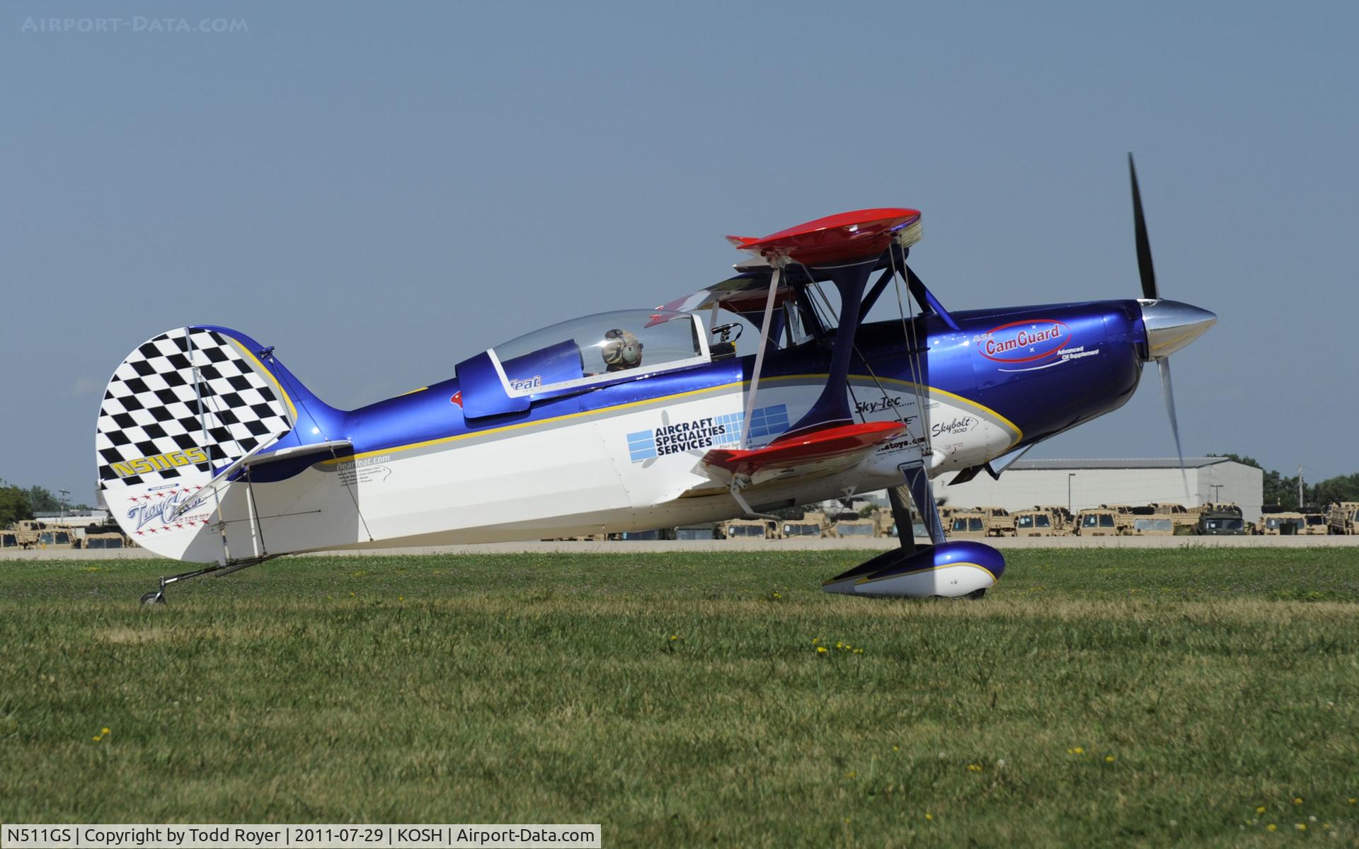 N511GS, 1993 Steen Skybolt 300 C/N HR30091001, AIRVENTURE 2011