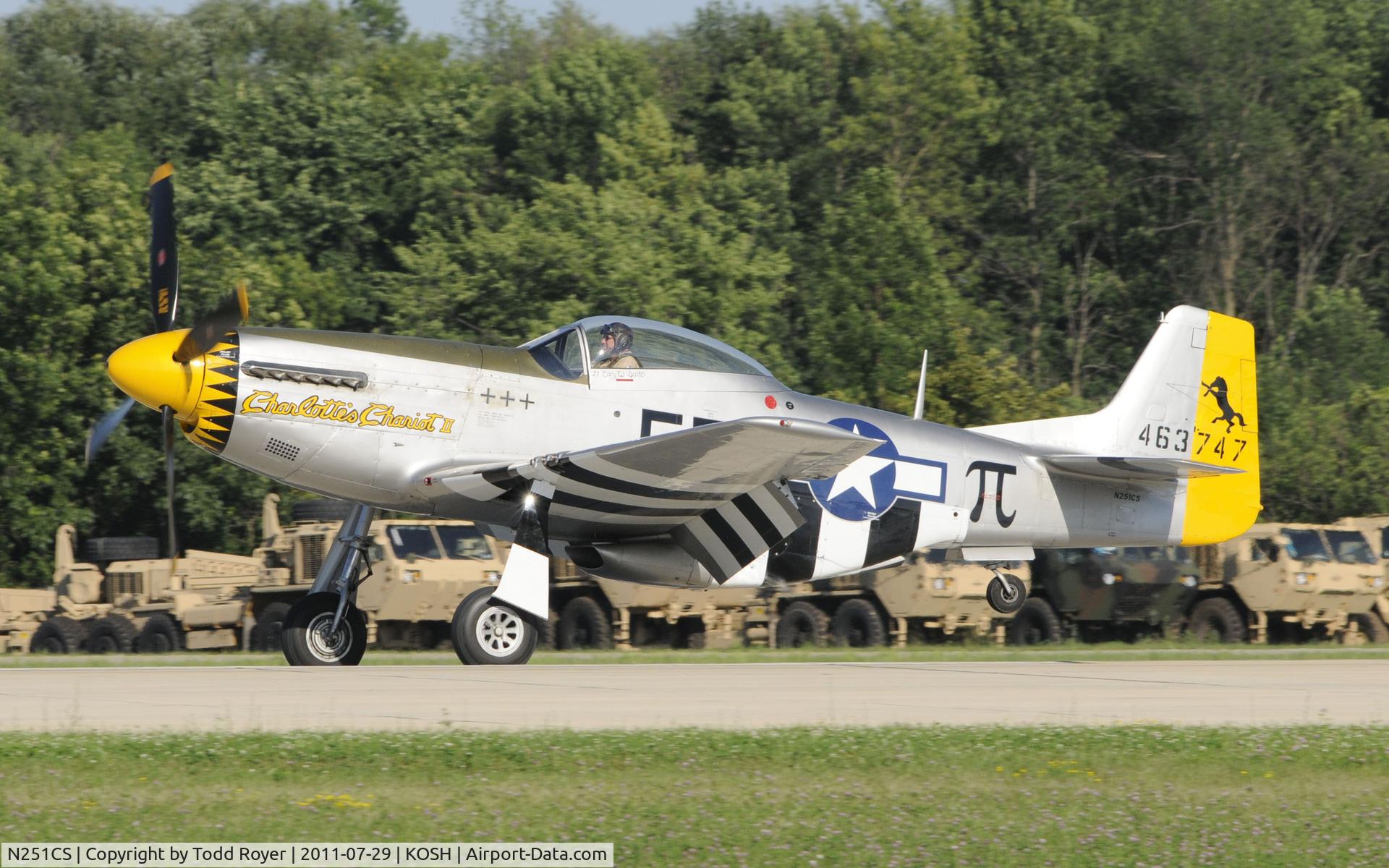 N251CS, North American F-51D Mustang C/N 44-74977N, AIRVENTURE 2011