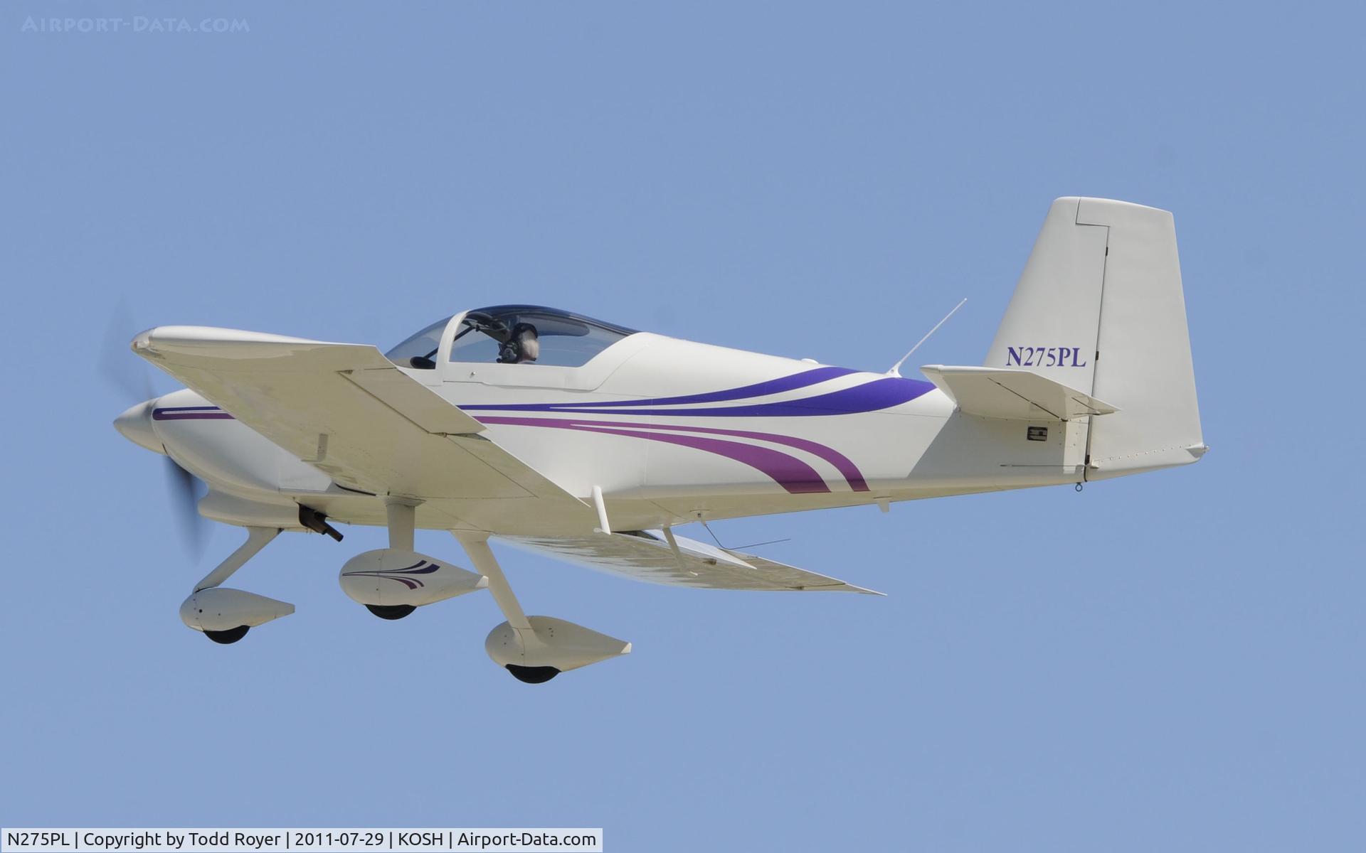 N275PL, 2004 Vans RV-7A C/N 70788, AIRVENTURE 2011