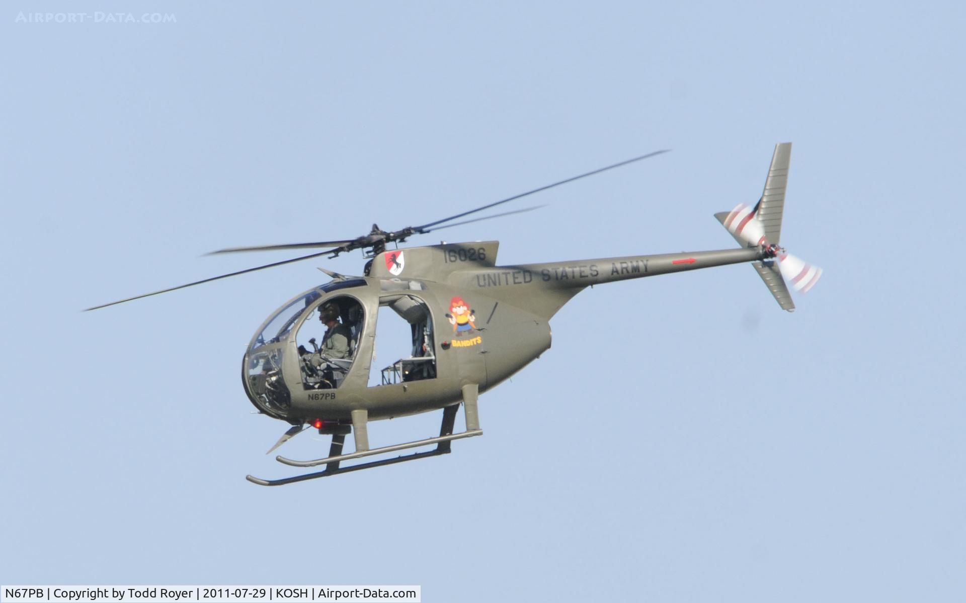 N67PB, 1968 Hughes OH-6A Cayuse C/N 480411, AIRVENTURE 2011