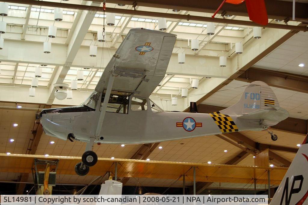 5L14981, 1950 Cessna O-1A Bird Dog C/N 21866, 1950 Cessna O-1A Bird Dog at the National Naval Aviation Museum, Pensacola, FL