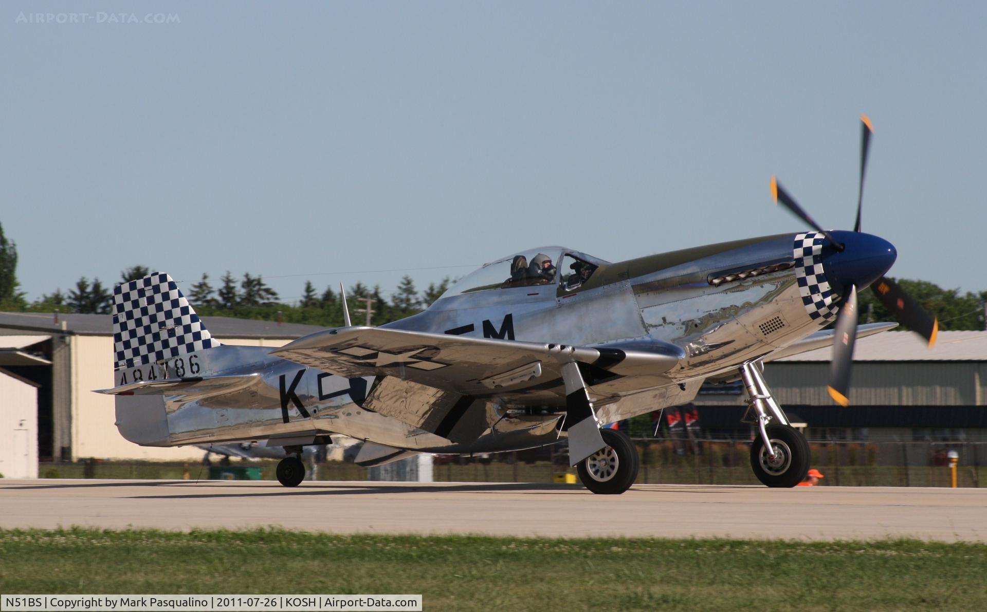 N51BS, 1958 North American P-51D Mustang C/N 44-73822, North American P-51D