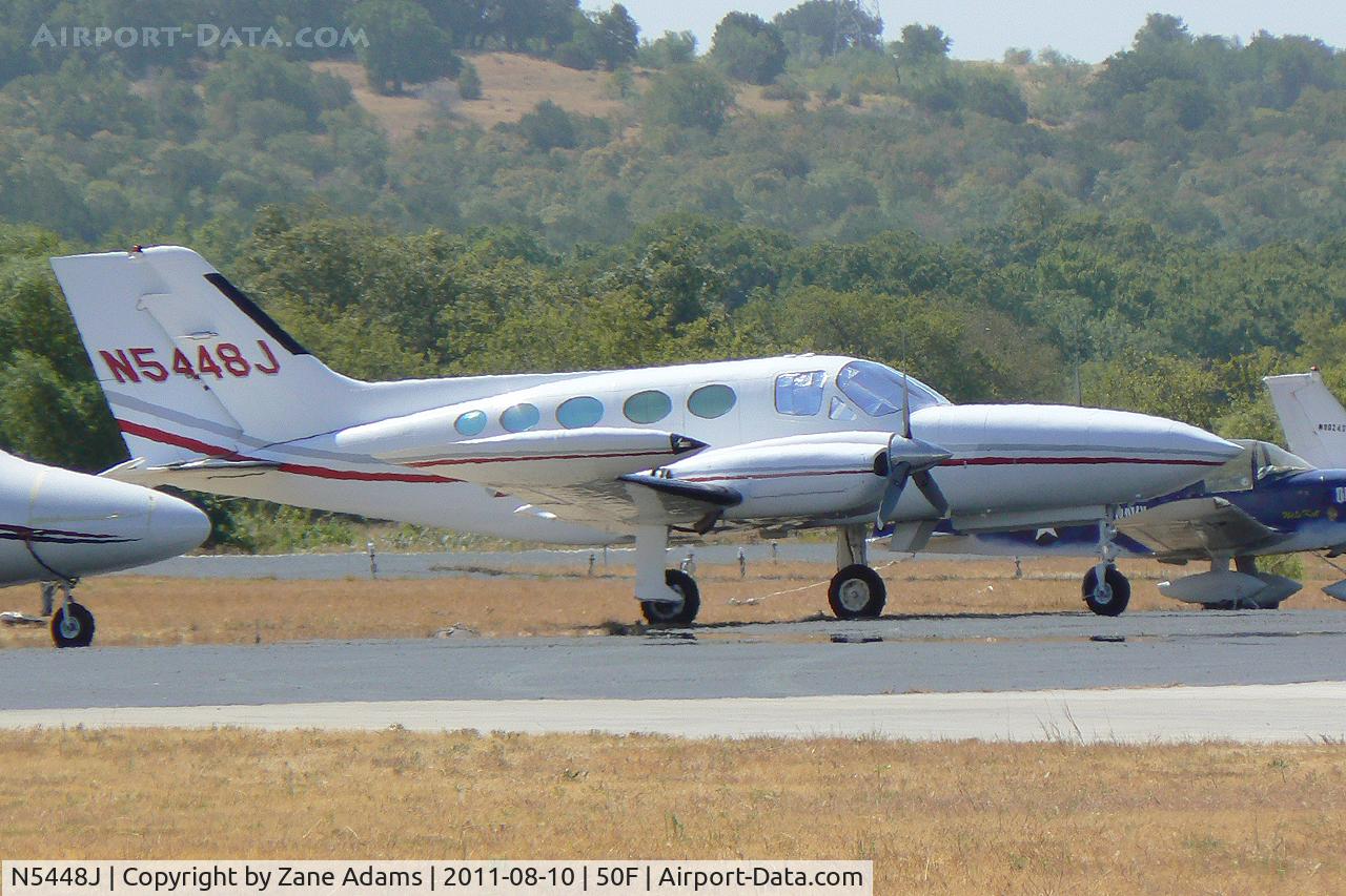N5448J, 1975 Cessna 421B Golden Eagle C/N 421B0906, At Bourland Field
