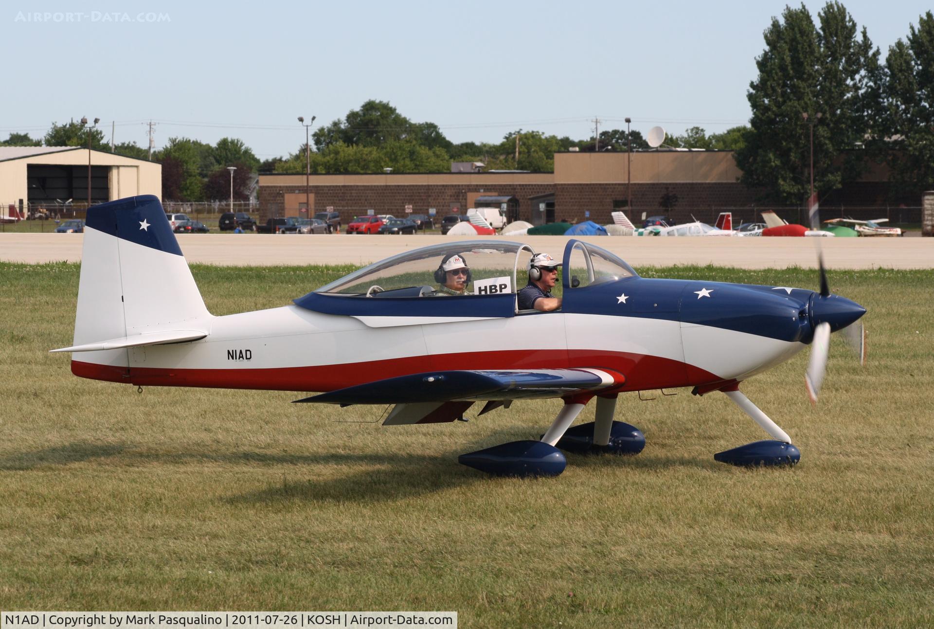 N1AD, 2001 Vans RV-8A C/N 81023, Vans RV-8A