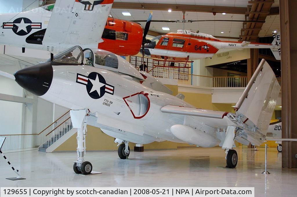 129655, 1954 Vought F7U-3M Cutlass C/N 139, Vought F7U-3M Cutlass at the National Naval Aviation Museum, Pansacola, FL