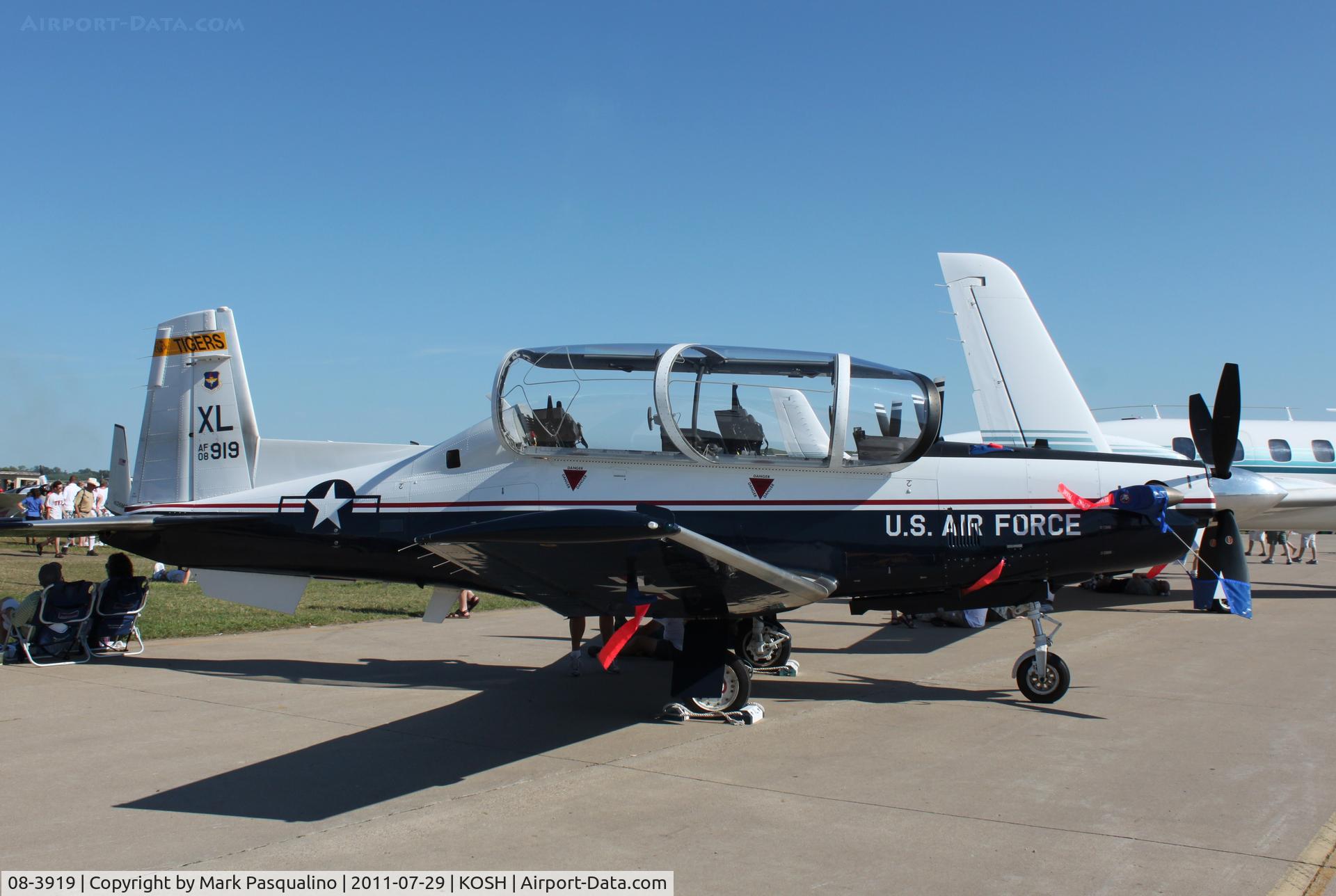 08-3919, 2008 Raytheon T-6A Texan II C/N PT-478, Raytheon T-6A