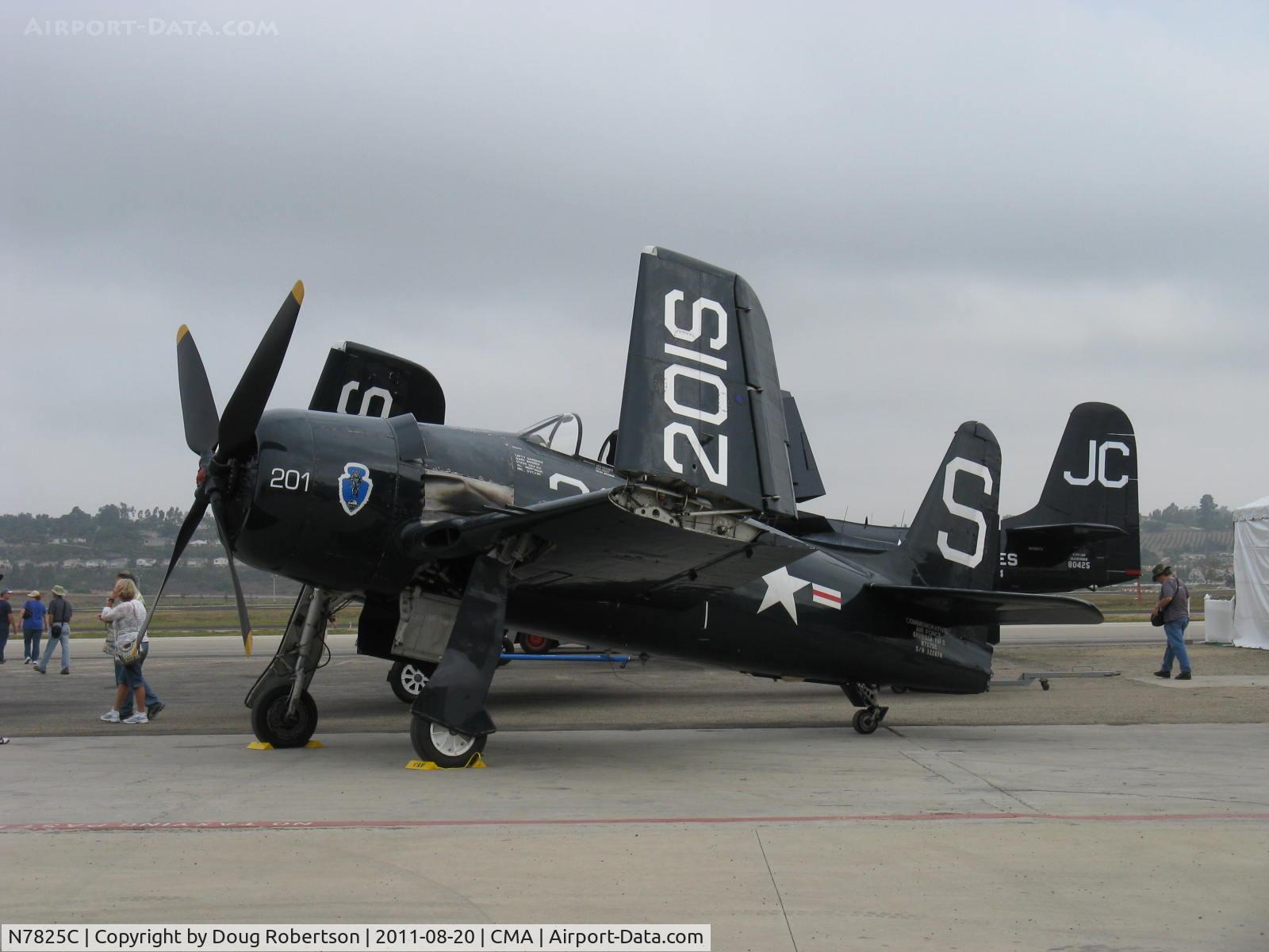N7825C, 1948 Grumman F8F-2 (G58) Bearcat C/N D.1227, 1949 Grumman F8F-2 BEARCAT, P&W R-2800-34W 2,100 Hp, this is a 1949, not 1948 model as registered