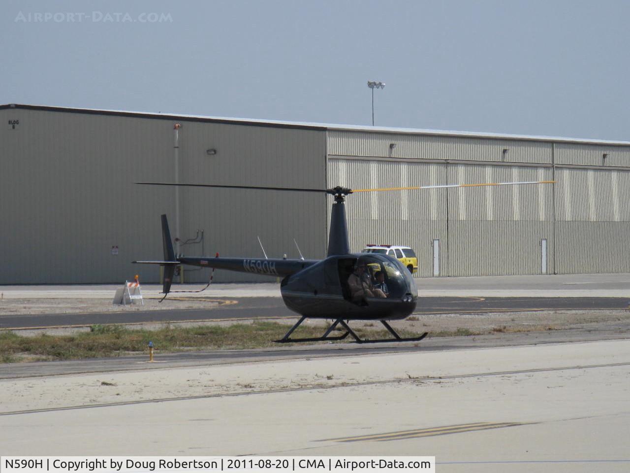 N590H, 2008 Robinson R44 Raven II C/N 12474, 2008 Robinson R44 RAVEN II, Lycoming IO-540-AE1A5 245 Hp for 5 minutes, 205 Hp continuous, nearly down