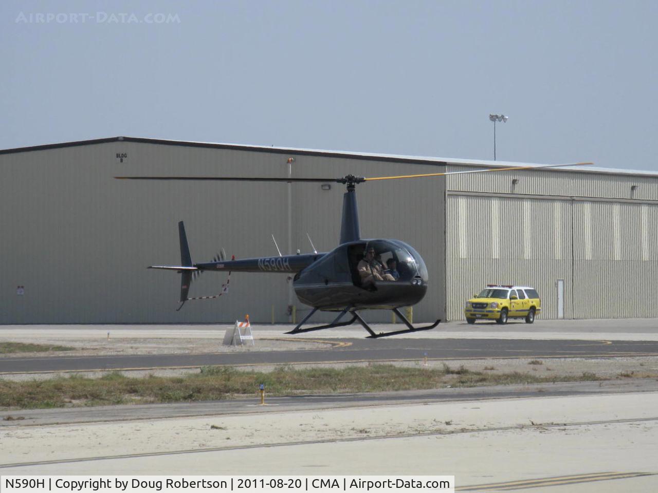 N590H, 2008 Robinson R44 Raven II C/N 12474, 2008 Robinson R44 RAVEN II, Lycoming IO-540-AE1A5 245 Hp for 5 minutes, 205 Hp continuous, hover to landing