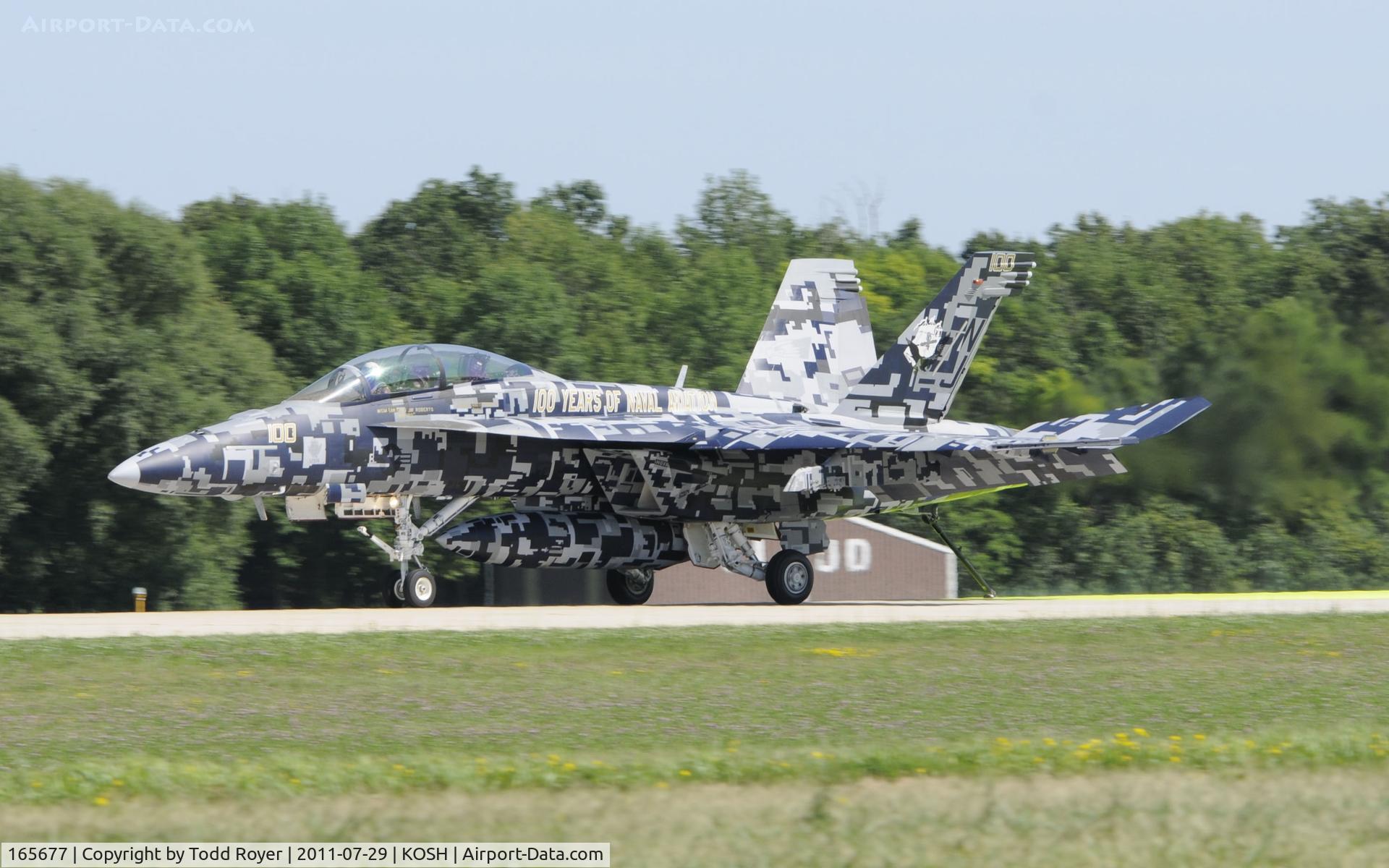 165677, Boeing F/A-18F Super Hornet C/N 1512/F016, AIRVENTURE 2011