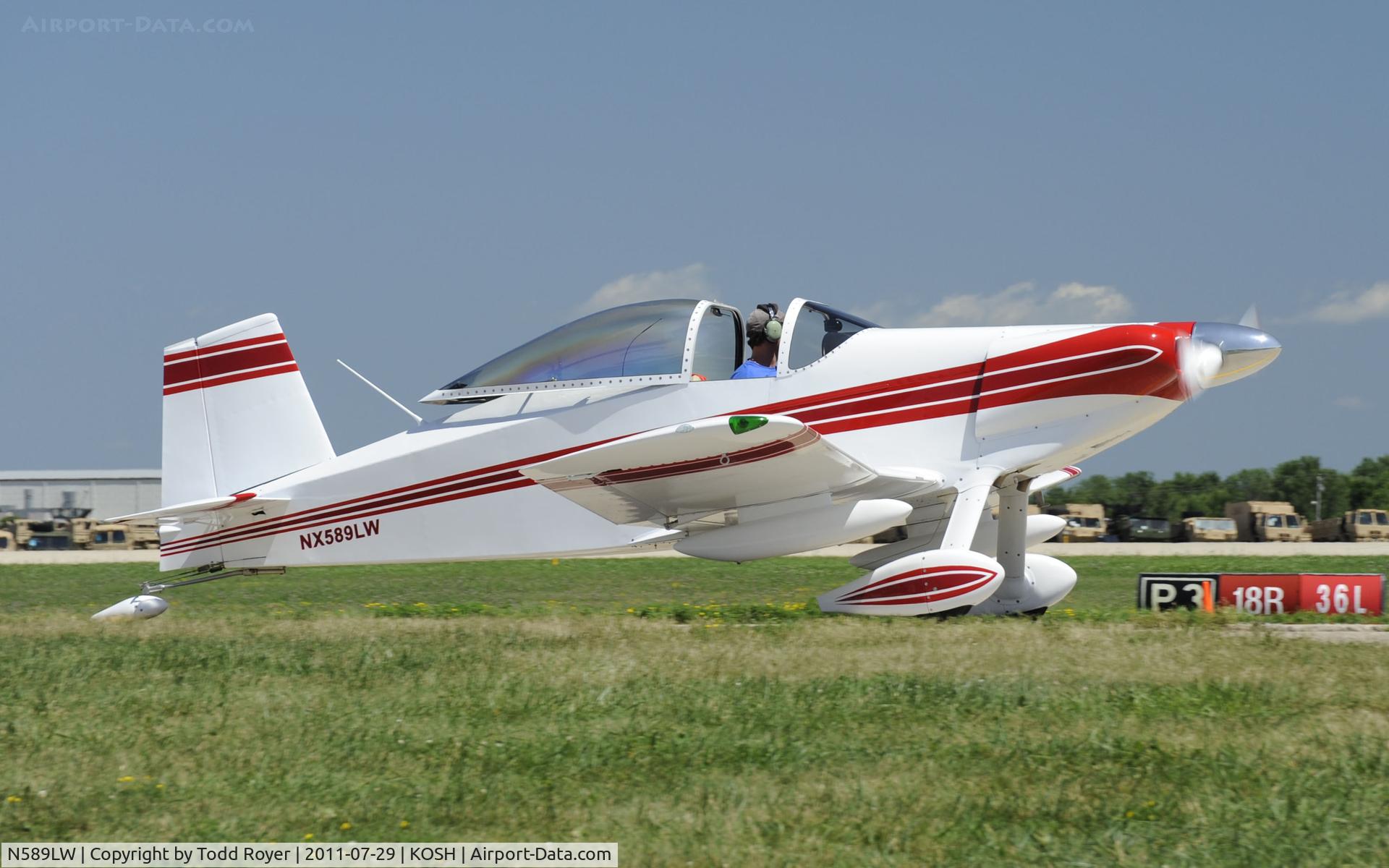 N589LW, 1975 Thorp T-18 Tiger C/N 589, AIRVENTURE 2011